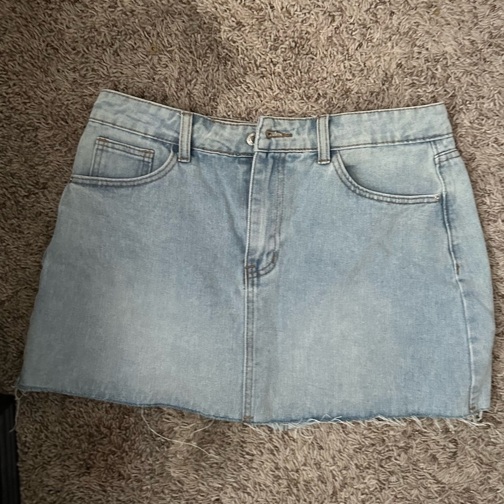 4/$14🦋 SHEIN Light Blue Denim Mini Skirt